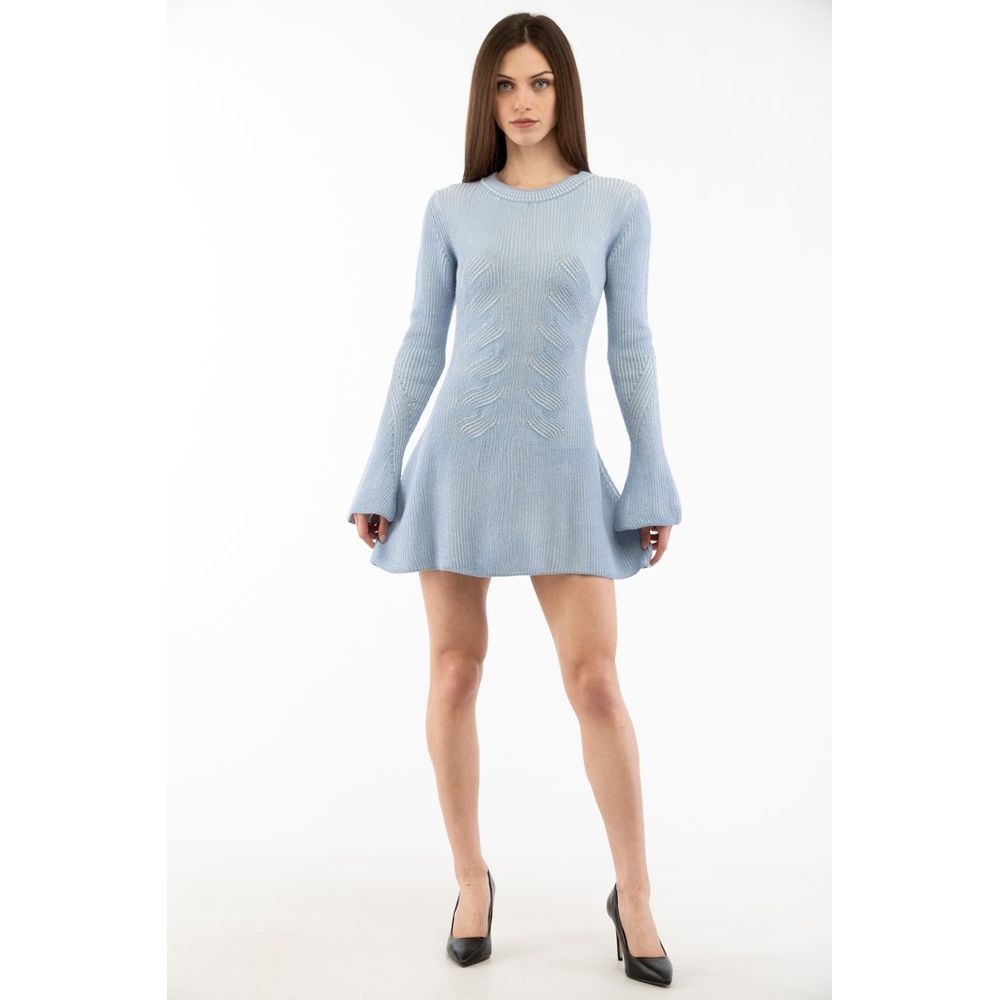 Moschino Multicolor Wool Casual Dress